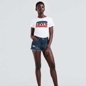 Levi’s 501 high rise jean short